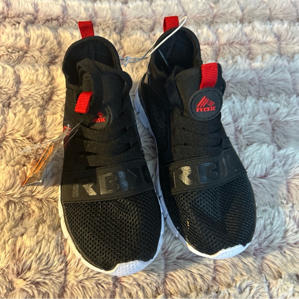 RBX Black and Red Sneakers with Breathable Mesh size 11